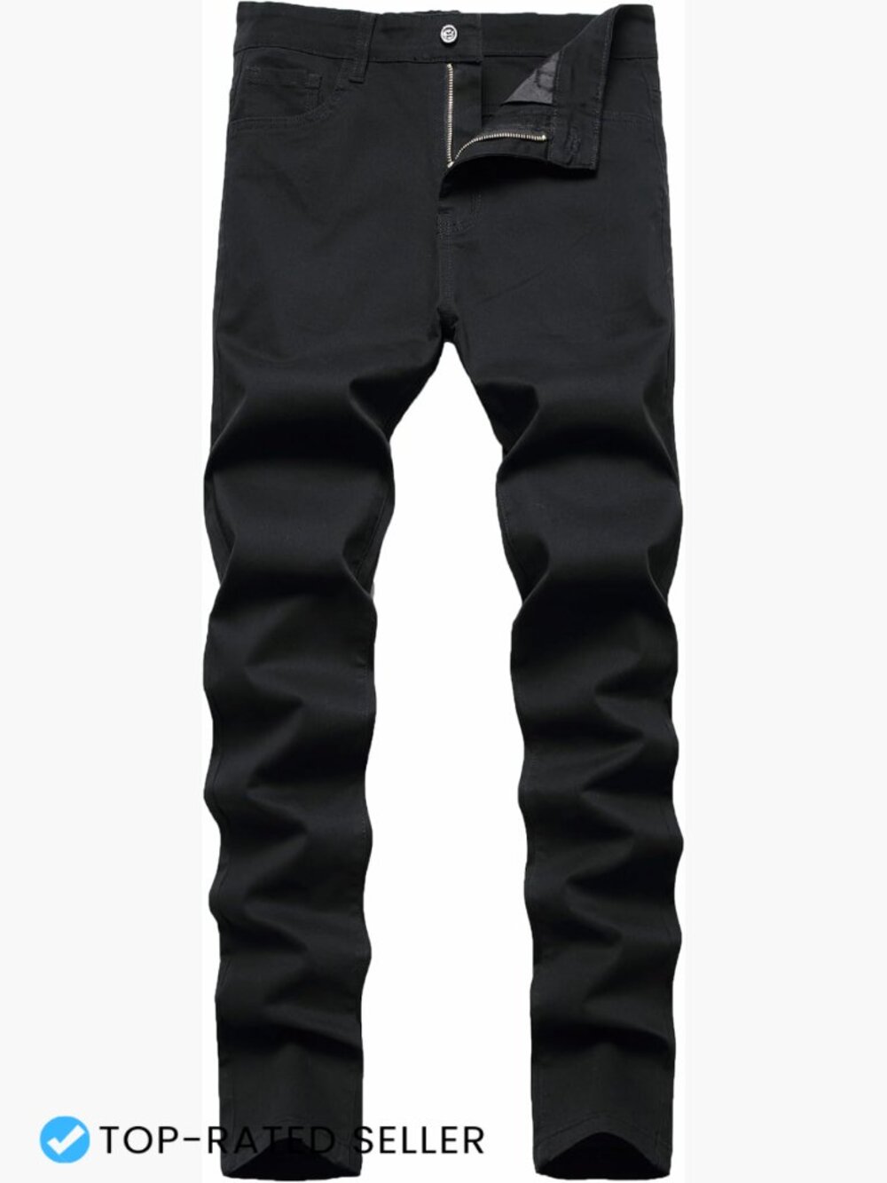 Slim Fit Stretch Chino Dress Pants Business Casual Skinny Plaid Menswear